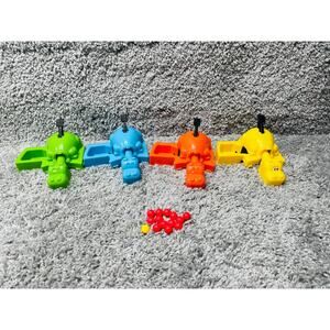 Hasbro Hungry Hungry Hippos Board Game Replacement Parts Set Of 4